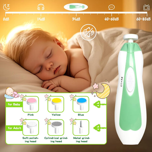 Baby Grooming Kit - 19 in 1 Nursery Essentials Baby Registry Shower Gift for Newborns, Infants, Toddlers, Boys, Girls Kids-Safety Baby Comb, Brush, Finger Toothbrush, Nail Clippers, Scissors(Green) - PuriLite