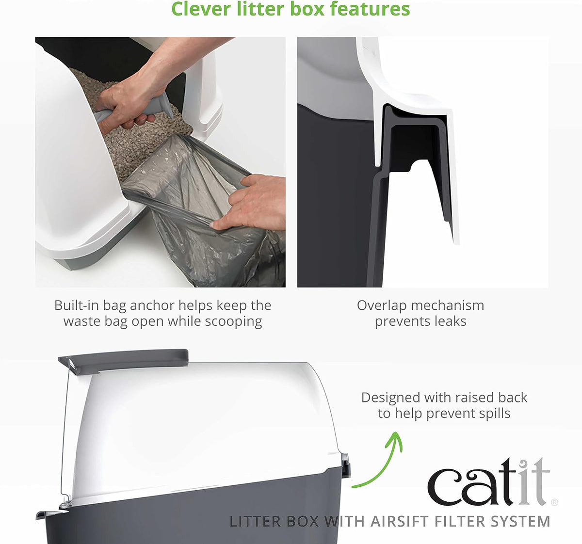 Catit Airsift Litter Pan, Regular