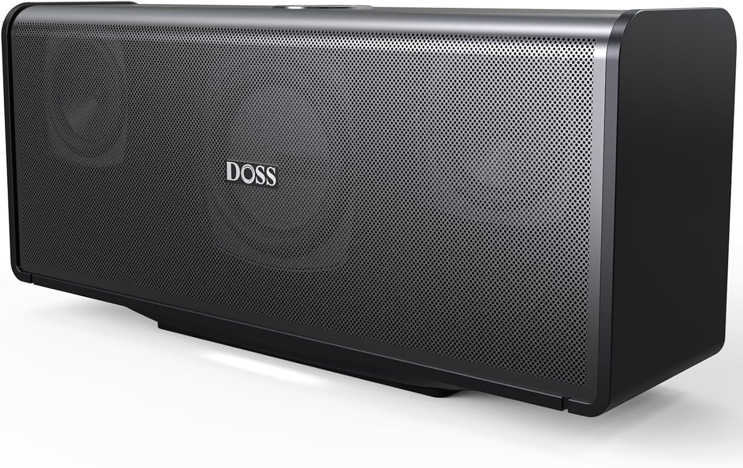 DOSS SoundBox Ultra Bluetooth Speaker with 2.1 Sound Channel Audio, 80W Superior Sound with Deep Bass, Two DSP Technologies, 18H Playtime, BT 5.3, Wireless for Home, Office, Bedroom-Gold