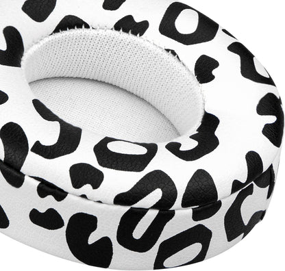 SoloWIT® Ear Pads Cushions Replacement, Earpads for Beats Solo 2 & Solo 3 Wireless On-Ear Headphones with Soft Protein Leather, Stronger Adhesive, Noise Isolation Memory Foam - White