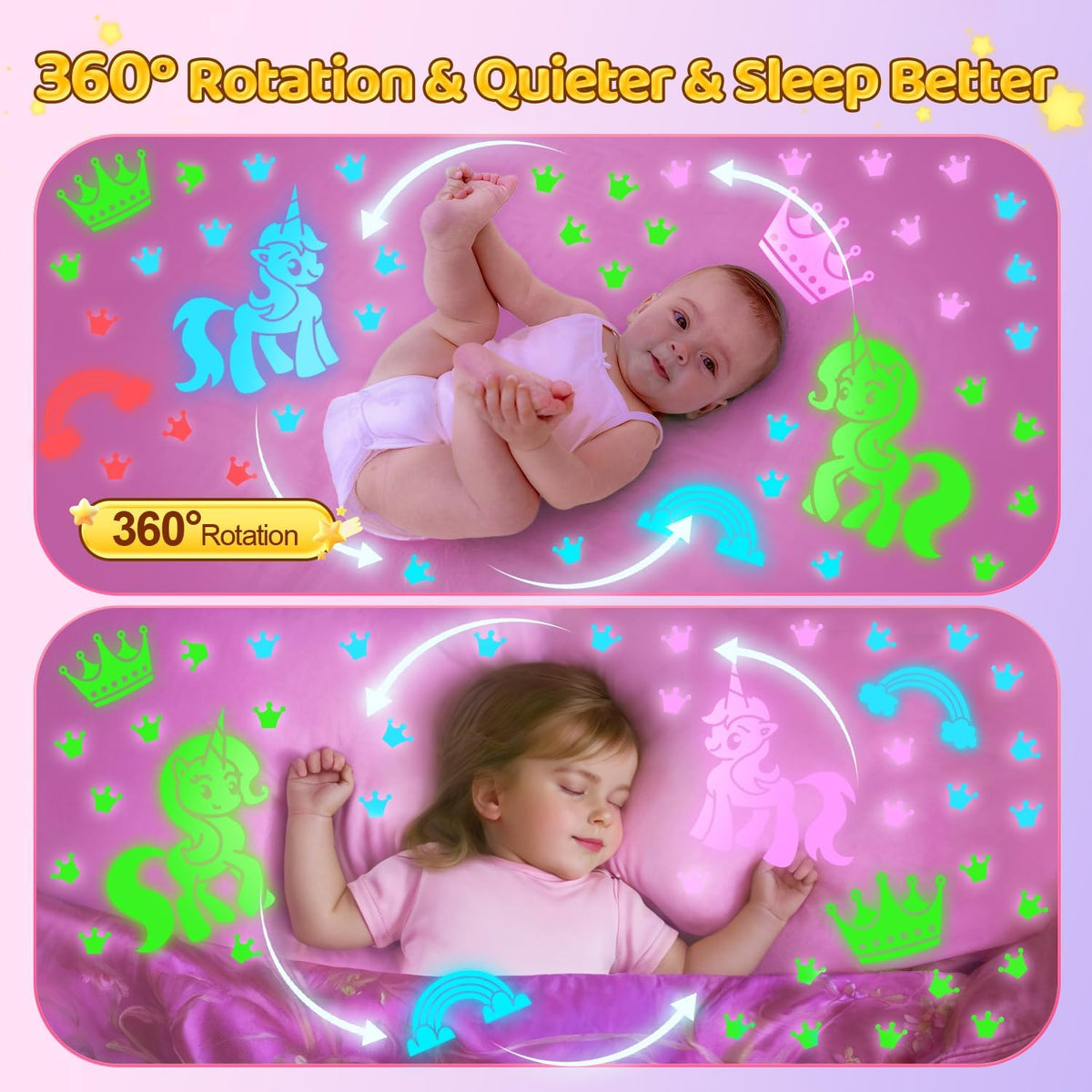 Night Light Projector, 3 Films+93 Colors Kids Projector Night Light