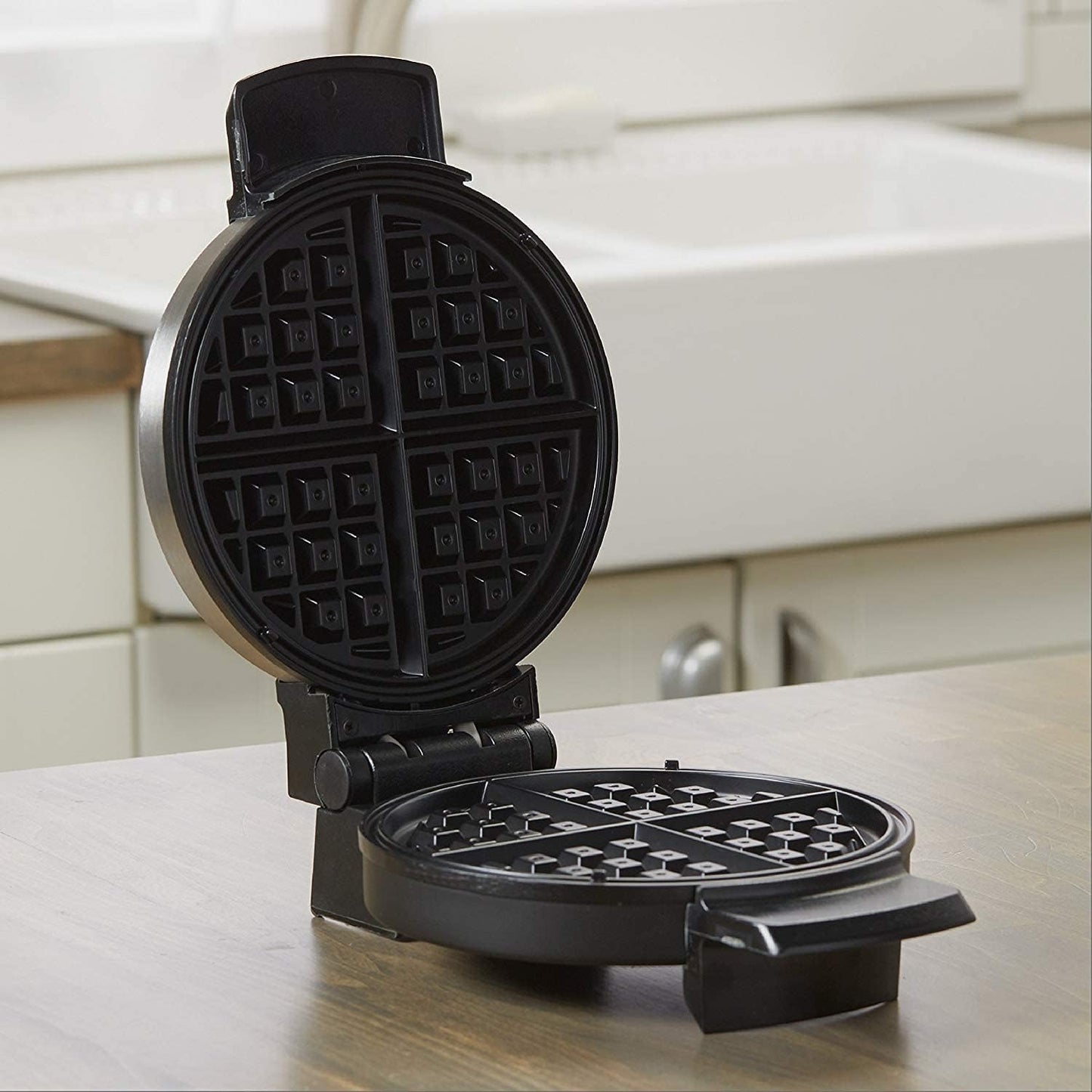 BLACK+DECKER WMB500 Belgian Waffle Maker, Stainless Steel