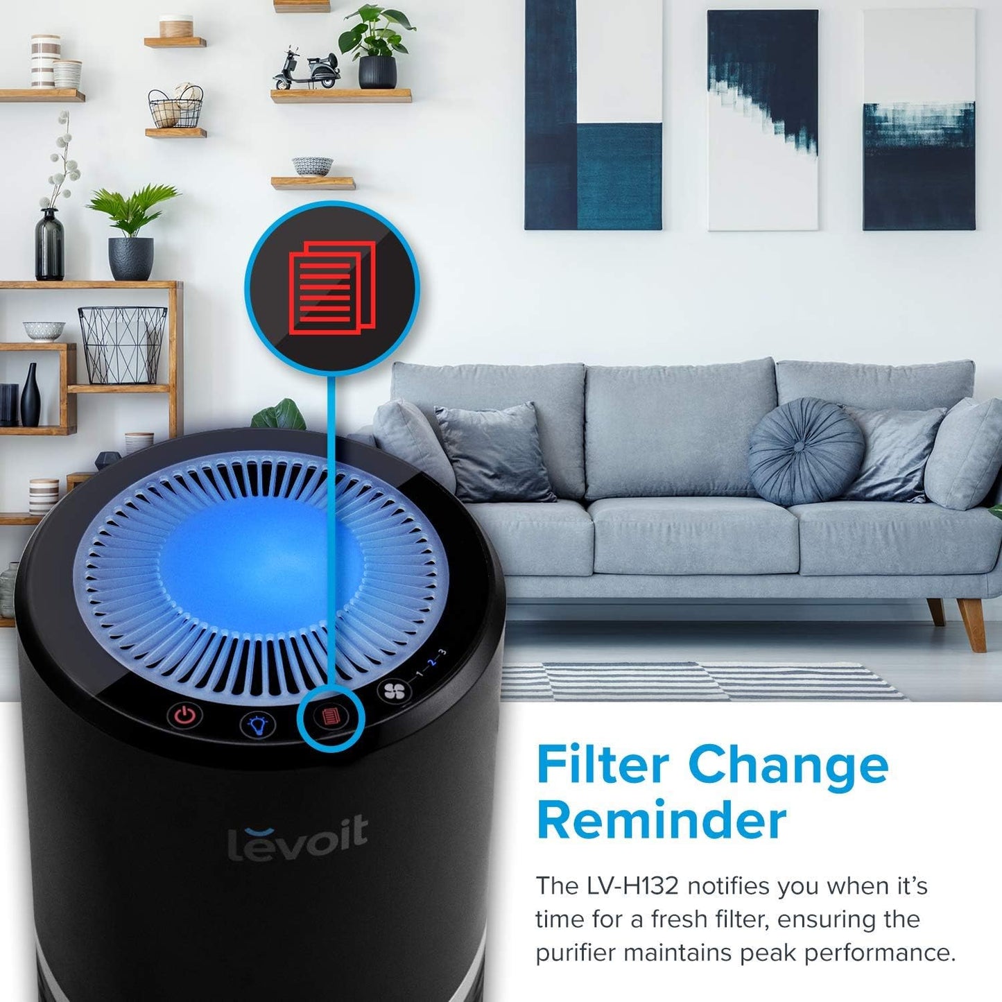 LEVOIT Air Purifiers Large Room bedroom Home Up to 1875 ft² with Washable Filters, Smart WiFi Air Quality Monitor, HEPA Sleep Mode and Auto Mode, Removes Allergies, Pet Hairs, Smoke, Dust, Vital 200S