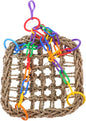 NOLITOY 3pcs Parrot Climbing Toy Woven Bird Perch for Cage Parakeet Toy Bird Swing Pet Supply
