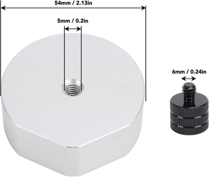 EVGATSAUTO Satellite Antennas Tiv Adapter Robust Aluminum Mount Ideal RV Trailer Exchange (Silver)