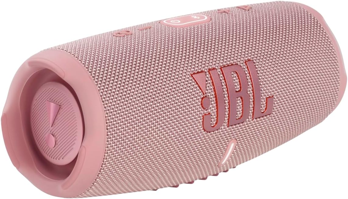 JBL Charge 5 Portable Bluetooth Speaker with Deep Bass, IP67 Waterproof and Dustproof, Up To 20 Hours of Playtime, Built-in Powerbank - Black