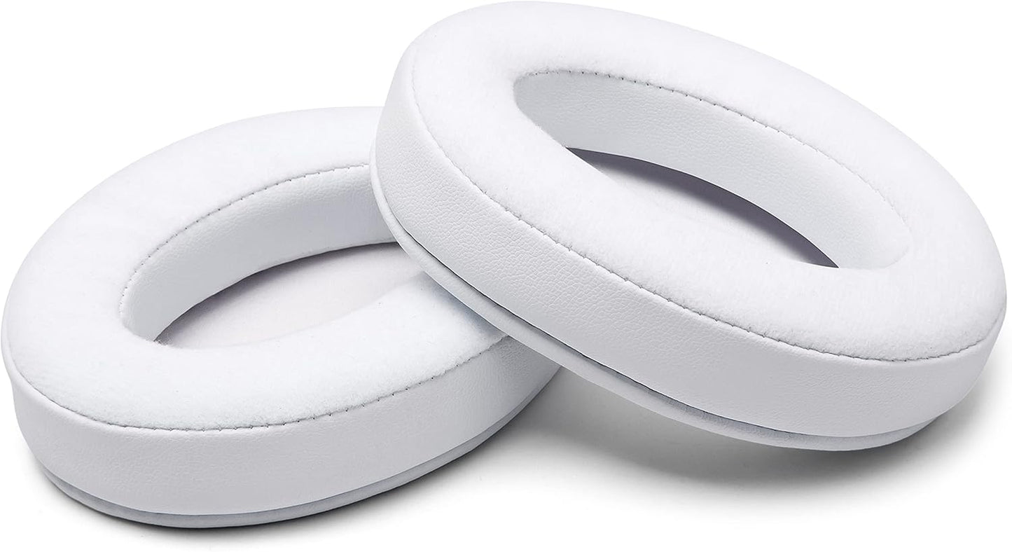 WC PadZ Velour - The Ultimate Upgraded Earpads by Wicked Cushions - Compatible With Audio Technica, HyperX, SteelSeries Arctis & More - Extra Thick - Bigger Opening - Softer Memory Foam | Black Floral