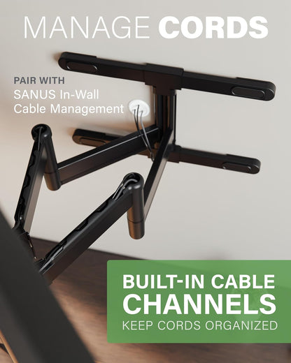All-New, Made for Amazon Universal Large Full-Motion TV Wall Mount for Amazon Fire TV Smart TVs 42” to 90”