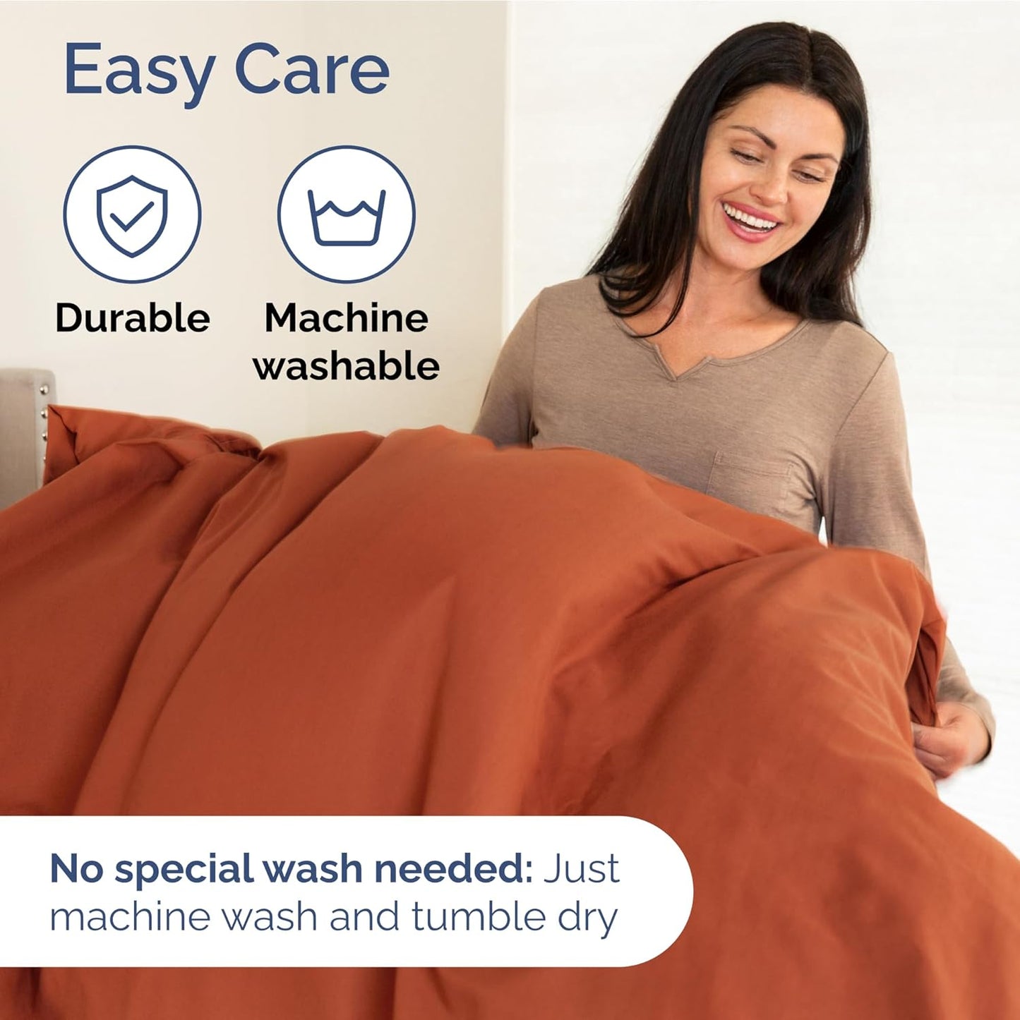 Extra Deep Queen Sheet Set - 6 Piece Breathable & Cooling Sheets - Hotel Luxury Bed Sheets Set - Easy & Secure Fit - Soft, Wrinkle Free & Comfy Sheets Set - White Sheet Set w/Extra Deep Pockets