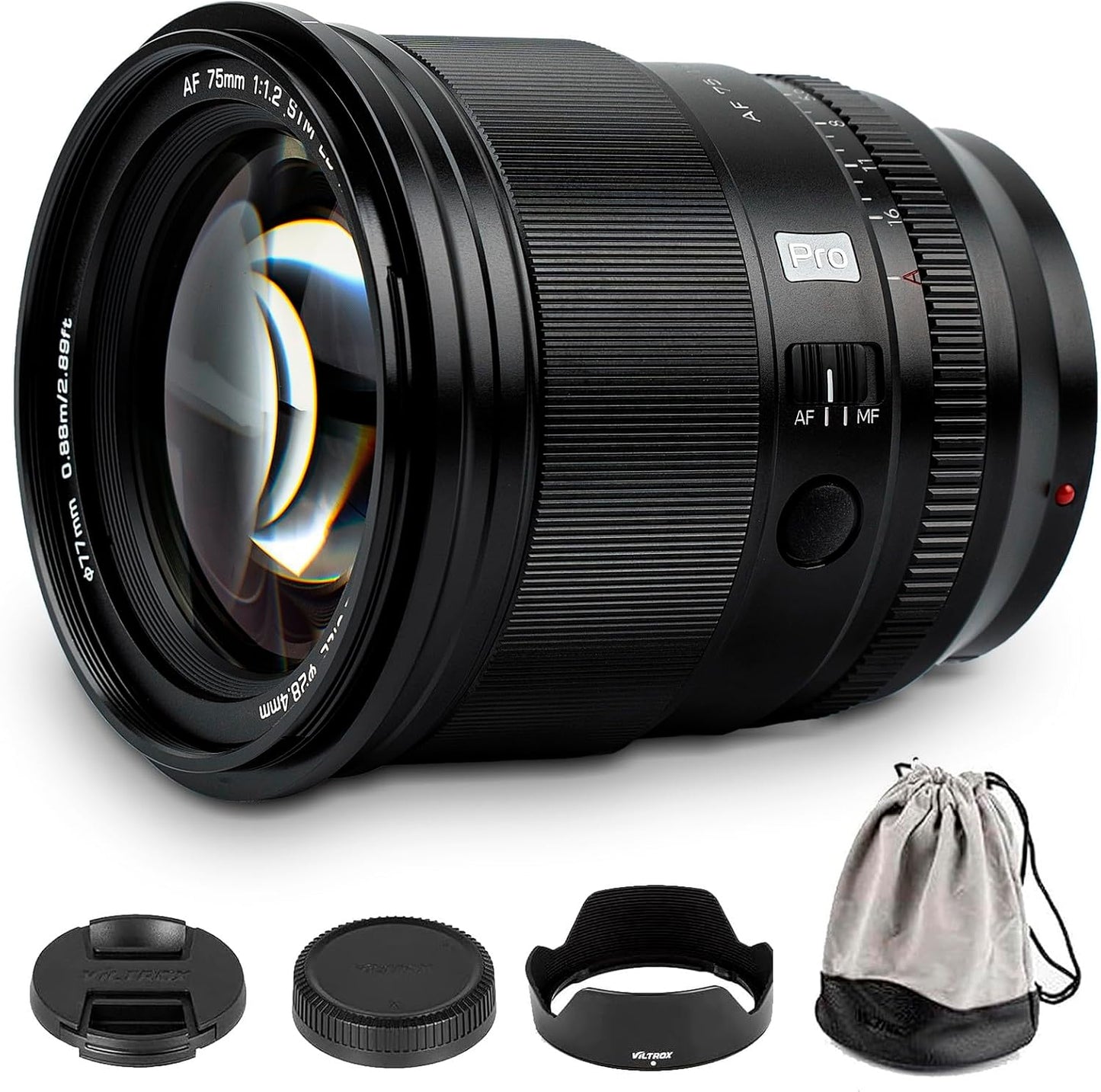 VILTROX 28mm F4.5 XF Pancake APS-C for Fuji XF, Auto Focus Wide Angle Prime Lens for Fujifilm Fuji X-Mount X-Pro2 X-Pro3 X-S10 X-T20 X-T30 XT30II X-T200 X-H2 X-H2S X-T5 X-S20 X-T50 X-M5 X-E2S