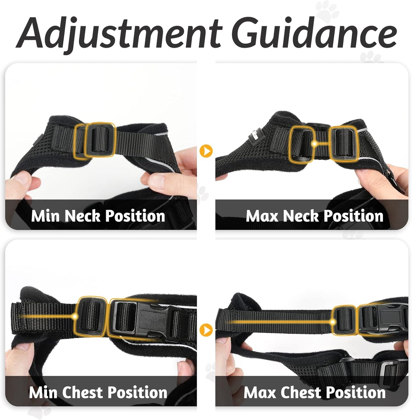rabbitgoo Cat Harness and Leash for Walking, Escape Proof Soft Adjustable Vest Harnesses for Small Medium Cats, Easy Control Breathable Reflective Strips Jacket, XS, Black