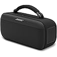 Bose SoundLink Max Portable Speaker, Large Waterproof Bluetooth Speaker, Up to 20 Hours of Battery Life, USB-C, Built-in 3.5mm AUX Input, + Hard Shell Travel Case + USB Plug + AUX Cable (Black)