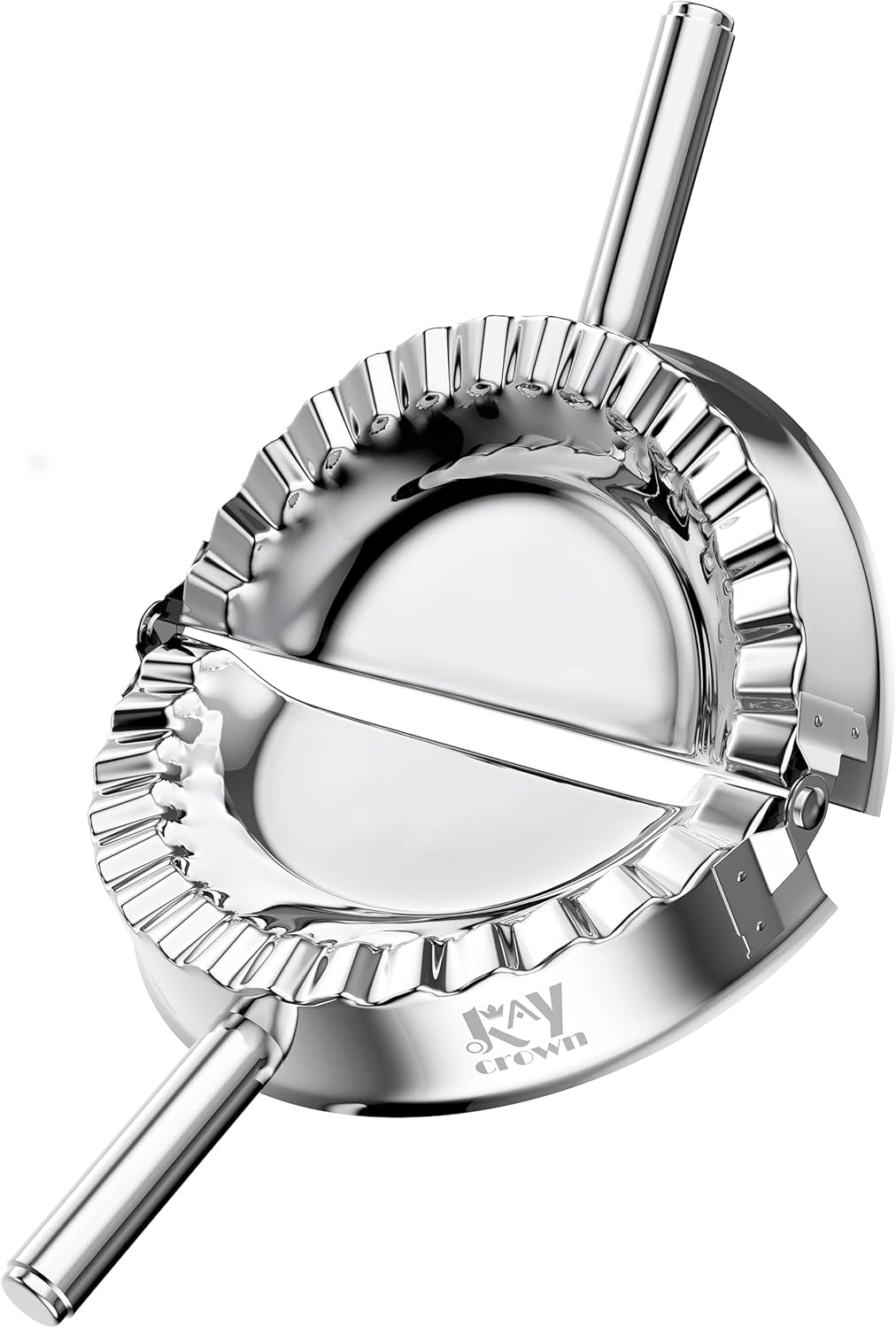 Best Utensils Stainless Steel Empanada Press Ravioli Mold Pierogi Dumpling Maker Wrapper Pastry Dough Cutter Kitchen Accessories (XL: 6 inch)