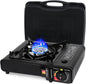 SHINESTAR Butane Camping Stove, 7800 BTUs, Portable with Carrying Case