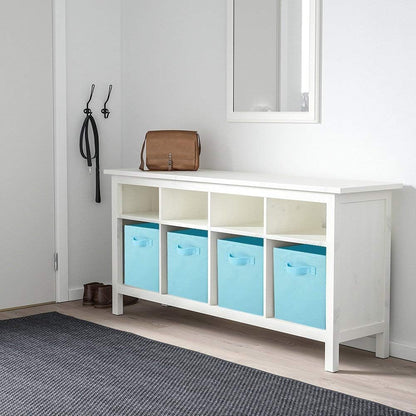 ShellKingdom Storage Bins, Foldable Fabric Storage Cubes And Cloth Organizer Drawer For Closet And Toys, 6 Pack (Lavender+Light Blue+Pink)