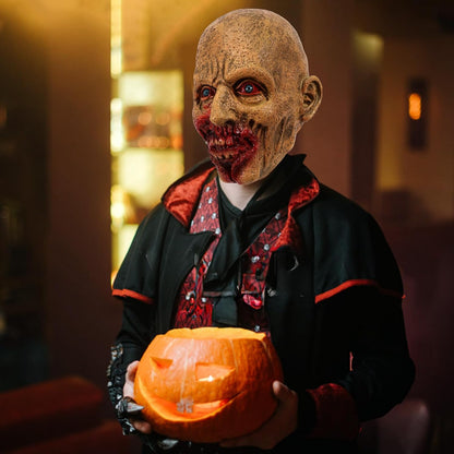 Scary Halloween Zombie Mask Realistic Walking Dead Demon Monster Mask Halloween Costume Cosplay Props