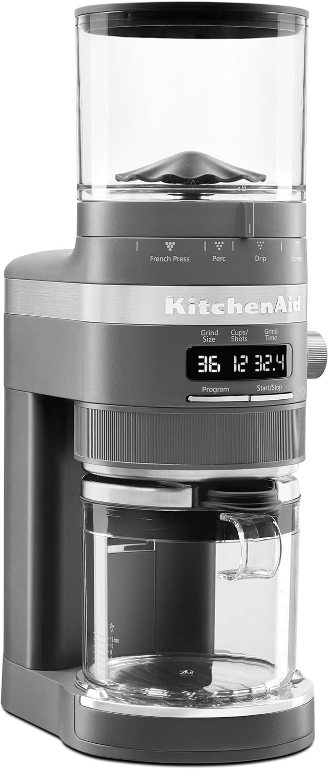 KitchenAid Burr Coffee Grinder, Black Matte, KCG8433BM