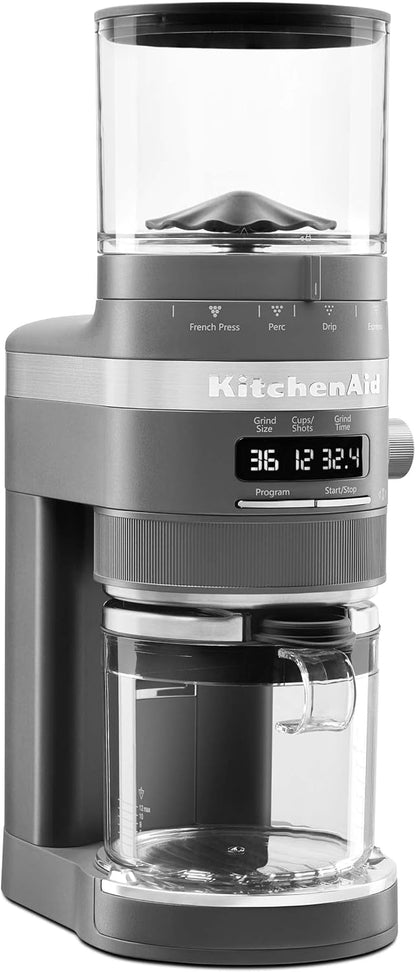 KitchenAid Burr Coffee Grinder, Black Matte, KCG8433BM