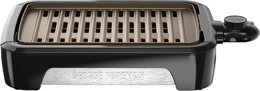 George Foreman Smokeless Electric Grill 90 Square Inch In Black, GFS0090SBC
