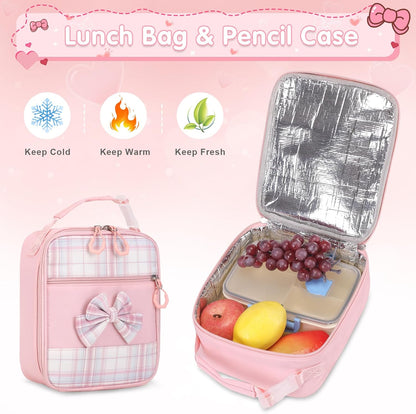 ACESAK Girls Backpack - 3PCS Backpack for Girls Cute School Backpacks for Girls Kindergarten