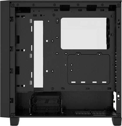 CORSAIR 3000D Airflow Mid-Tower PC Case – 2X SP120 Elite Fans – Four-Slot GPU Support – Fits up to 8X 120mm Fans – High-Airflow Design – Black
