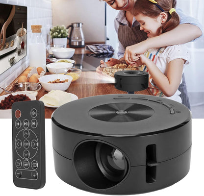 Mini LED Projector for Cellphone, HD Pokect Projector Built in 2W Speaker, Movie Projector Plug and Play for Home Theater/Outdoor Camping(Compatible with iOS Android)