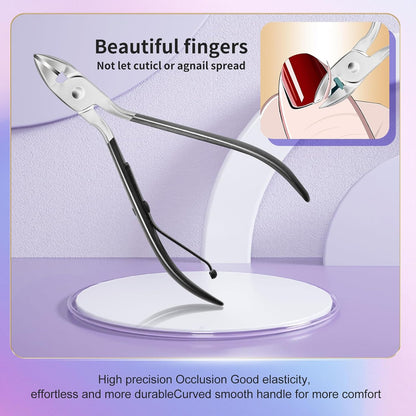 Manicure Set，30 in 1 Mens Set Professional，Nail Clipper for Men，Mens Nail Grooming Kit，Andrea Kit Women，Nail Care Women，with Luxury Leather Bag (Black)