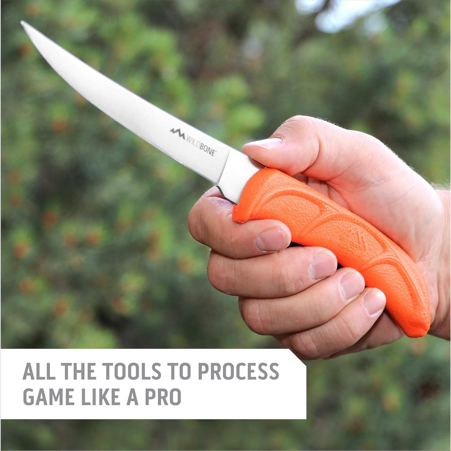 Outdoor Edge Cutlery Corp Wild-Lite Knife, Orange