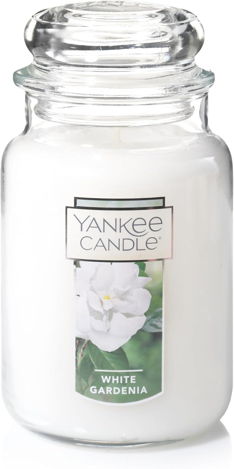 Yankee Candle Scented Candle, Sage & Citrus, Original Large Jar Candle, 110-150 Hours of Burn Time, 22 oz.