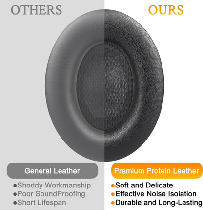 SoloWIT Earpads Cushions for Bose Headphones, Replacement Ear Pads for Bose QuietComfort 15 QC15 QC25 QC2 QC35/Ae2 Ae2i Ae2w/SoundTrue & SoundLink Around-Ear Series - QC25 PL Black&Blue