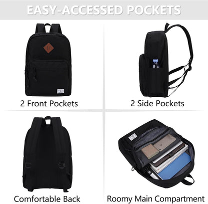 School Backpack for Kids,Lightweight Water Resistant Work Travel Backpack for Women Men Teens VONXURY