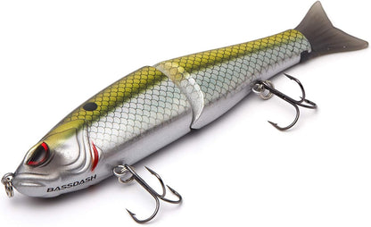 Bassdash SwimShad Glide Baits Jointed Swimbait Bass Pike Salmon Trout Muskie Fishing Lure