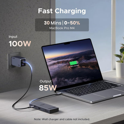 UGREEN Revodok Pro Hub USB C 8 in 1 Dock 4K@60Hz HDMI, Docking Station with USB-A 3.2, USB-A 2.0, 2 x USB-C 3.2, SD/TF Card Reader, PD 100W for MacBook Pro/Air, iPad Pro, XPS, Thinkpad