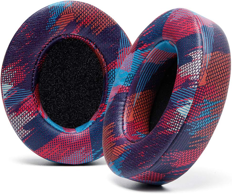 WC Wicked Cushions Replacement Ear Pads for Beats Studio 2 & 3 (B0501, B0500) Wired & Wireless | Does NOT Fit Beats Solo | Softer PU Leather, Enhanced Foam & Stronger Adhesive | Black Floral