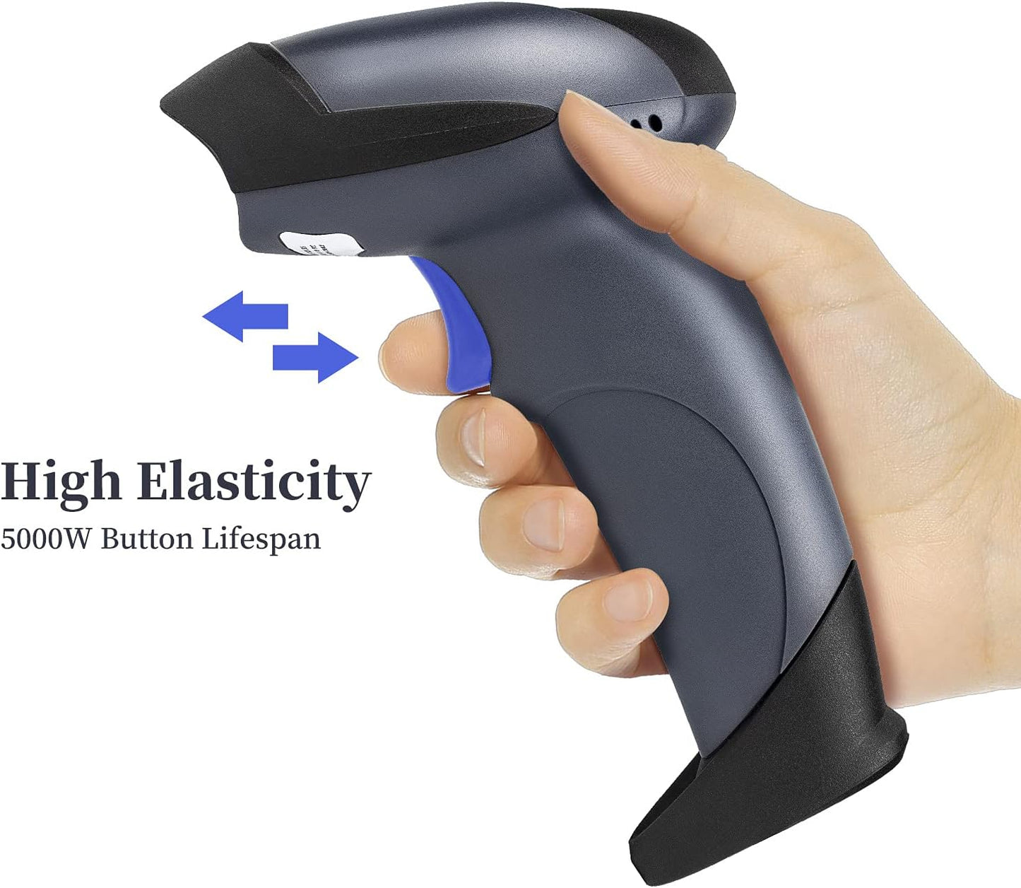 NETUM Wired QR Code Scanner, USB 1D 2D Handheld Barcode Scanner Compatible for Laptops, Computers, Cashier POS System (2D-M5S)