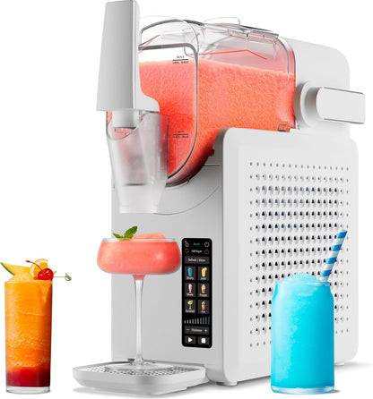 Iceman by Chefman Slush-Ease MAX 90oz Slushie Machine, 64oz Liquid Capacity Frozen Drink Maker & Slushy Machine with 5 Presets and LED Display, Perfect for Frozen Margaritas, Frappes, Smoothies