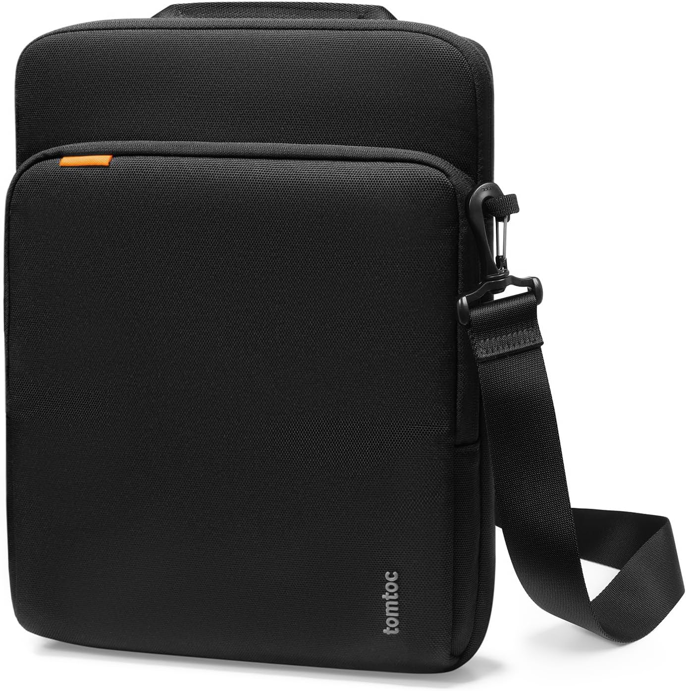 tomtoc DefenderAce-A03 360 Protective Laptop Shoulder Bag for 16-inch New MacBook Pro M4/M3/M2/M1 Pro/Max 2024-2019, Water-Resistant Well-Organized Accessory Sleeve Case with Handle