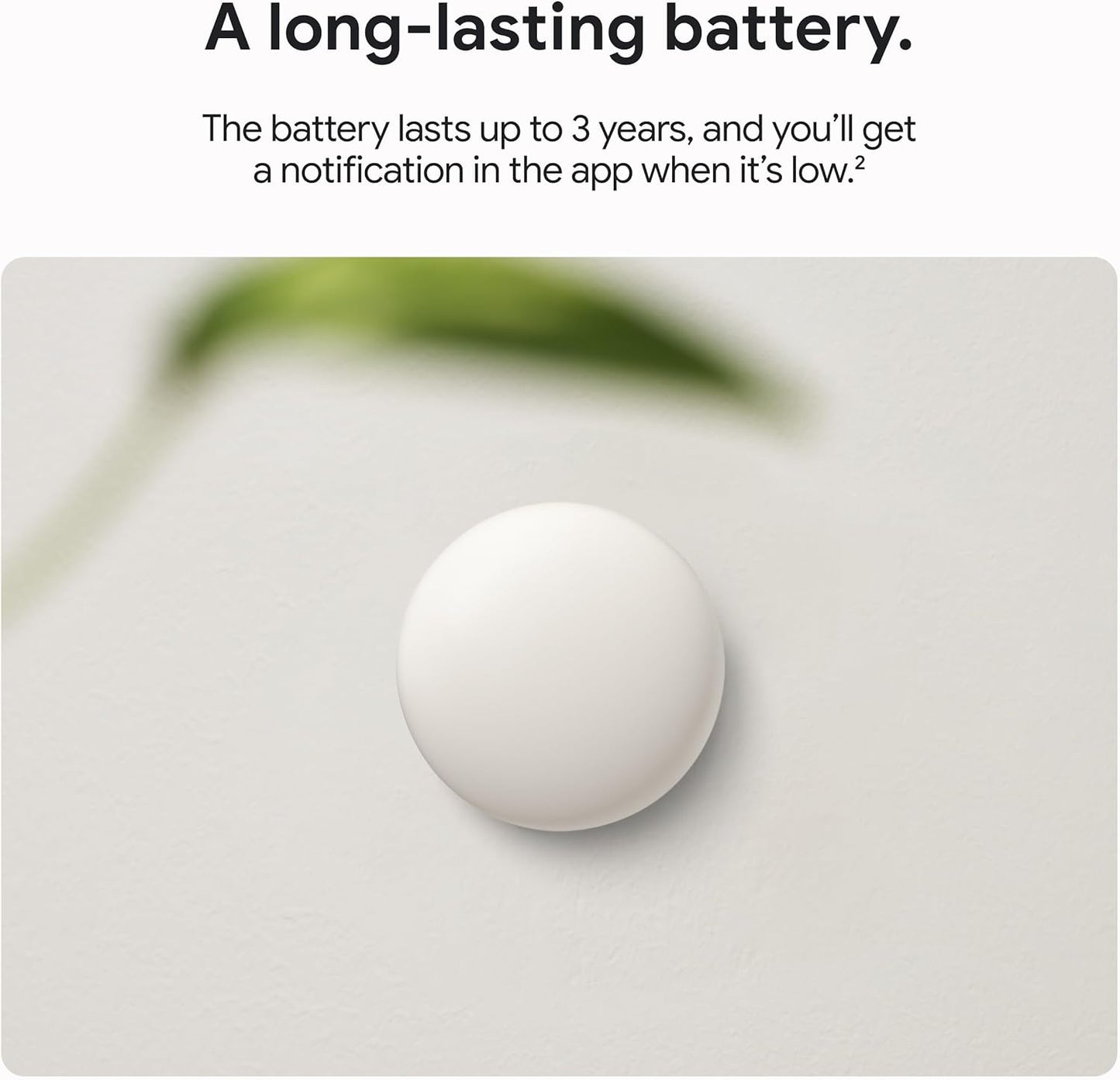 Google Nest Temperature Sensor (2nd Gen) - Room Comfort Sensor with Scheduling - Works with The Nest Learning Thermostat (3rd and 4th Gen) and Nest Thermostat E - Porcelain