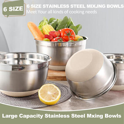 Purilite Select Stainless Steel Mixing Bowl Set