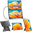 InnoView Laptop Screen Extender 15.6" Dual Portable Monitor 1080P FHD Folding Triple Monitor HDMI (No Extended) USB-C Portable Monitor for Laptop Windows(No Driver Needed) Mac(Driver Needed)