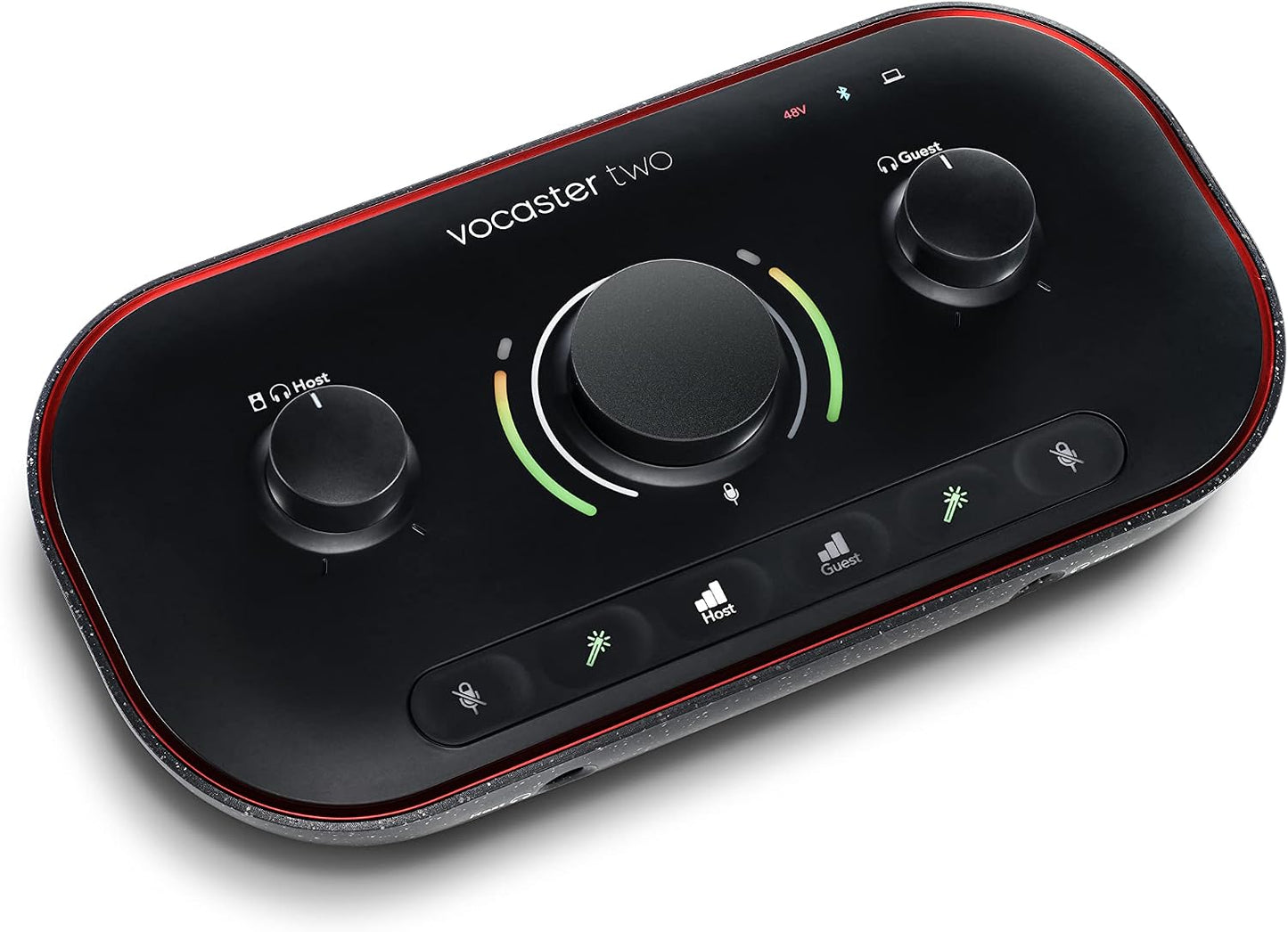Focusrite Vocaster Two USB Audio Interface for Podcasting, Black
