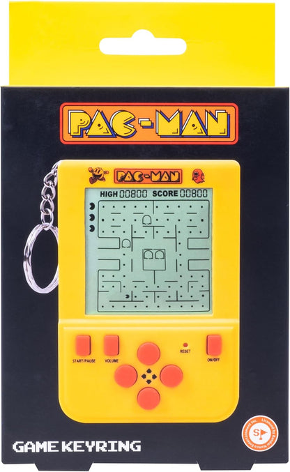 Retro Pac-Man Keychain Game – Mini Handheld Arcade with LCD Screen, 4 Game Modes, Directional Controls & Original Sounds - PuriLite