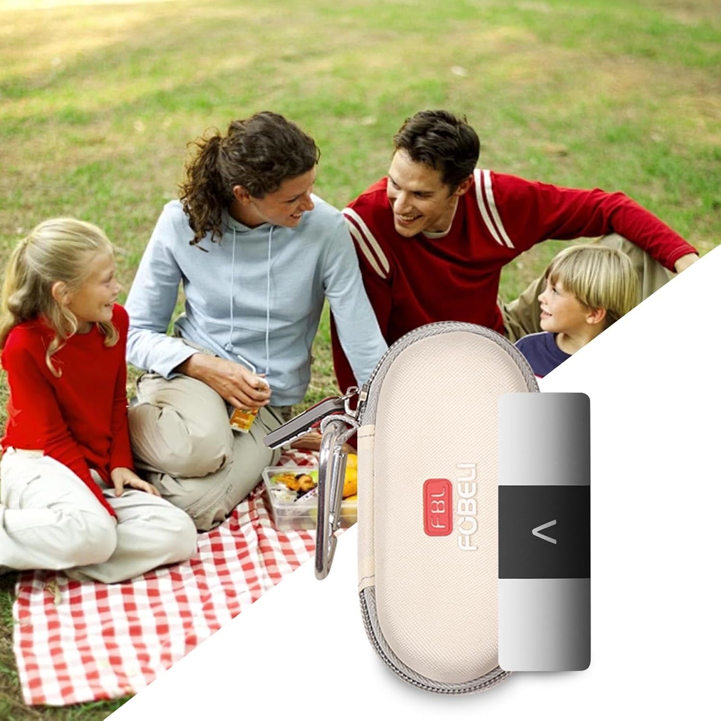 FBLFOBELI Hard Case Compatible with Beurer BR10/BR60/ BR90 Insect Sting and Bite Relief (CASE ONLY)