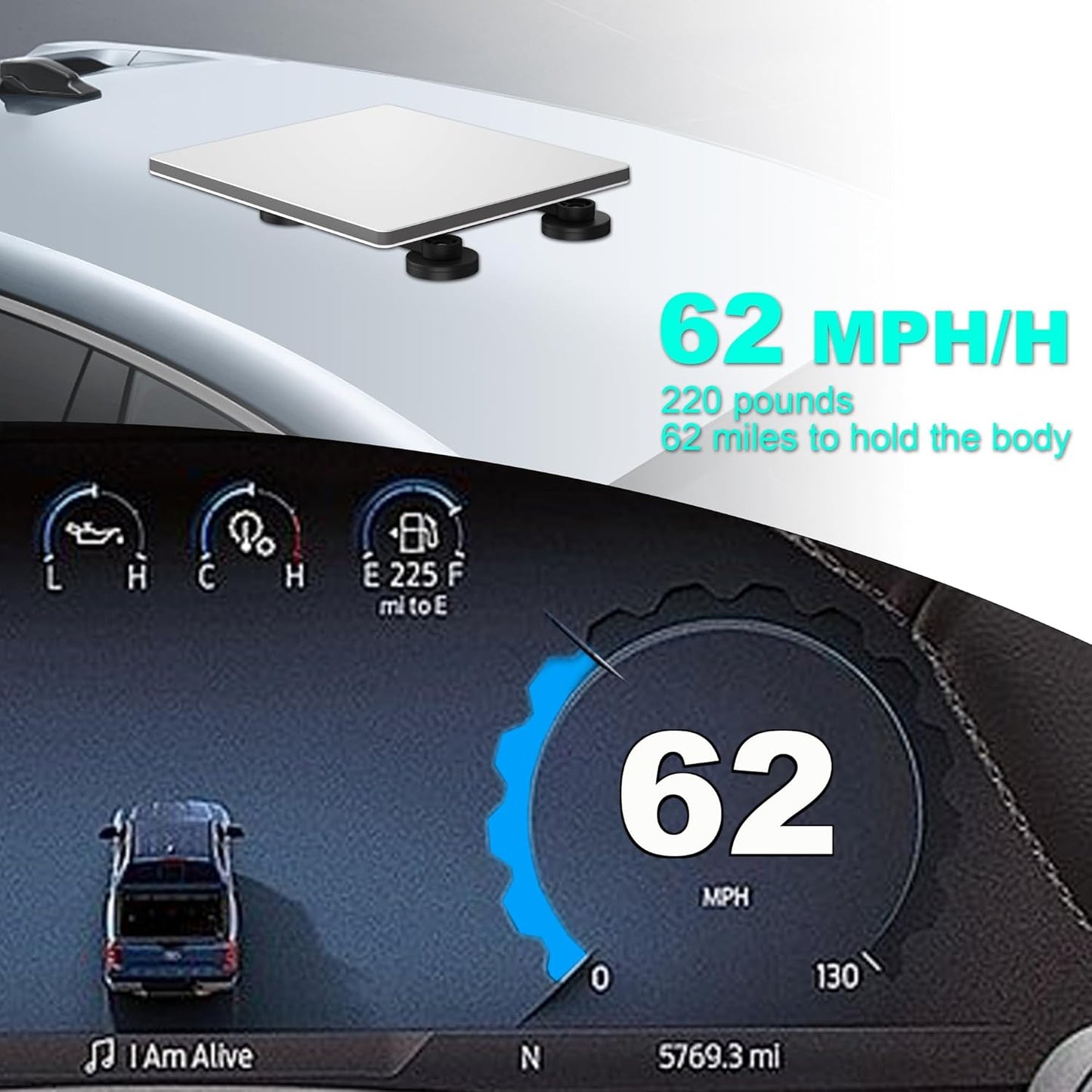 Starlink Mini Magnetic Mount,Starlink Mini Roof Mount,Starlink Mini Car Roof Mount for Cars,RVs,Vans,Yachts,Boat(Magnetic Mount)