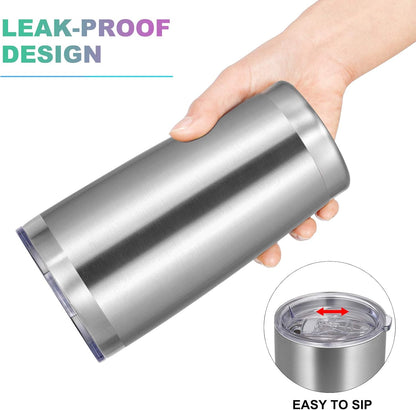 VEGOND 20oz Tumbler with Lid and Straw Stainless Steel Tumbler Cup Bulk Vacuum Insulated Double Wall Travel Coffee Mug Powder Coated Coffee Cup (Bluish Violet 6 Pack)