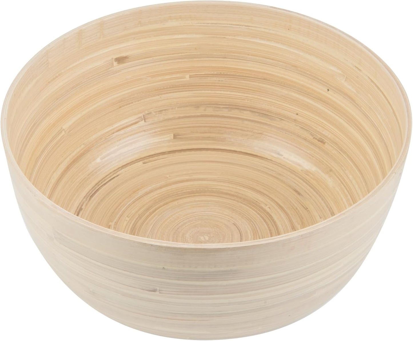 Restaurantware-Bambuddha 15 Ounce Small Salad Bowl, 1 Heavy-Duty Round Salad Bowl - Sustainable, Reusable, Black Bamboo Serving Dish, for Serving Salads, Fruits, and Appetizers