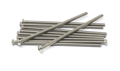 iexcell 50 Pcs M6 x 20mm Thread Pitch 1 mm Stainless Steel 304 Hex Socket Button Head Cap Screws Bolts Kit