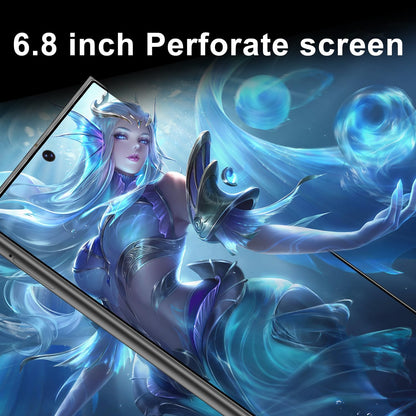 Unlocked Cell Phones Smartphone Unlocked Phones 8+256GB 6.8" HD Screen Dual SIM 108MP+48MP Camera and Built-in Pen (Violet)