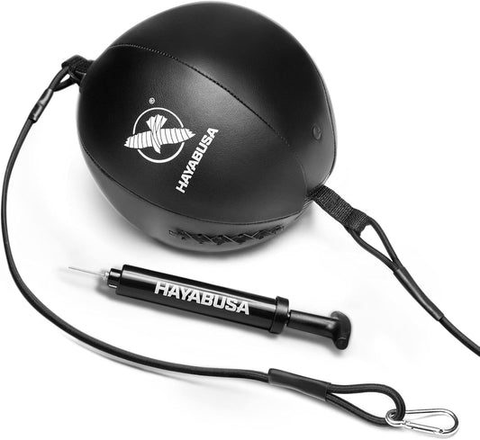 Hayabusa Classic Sphere Double Ended Bag - Black, 12 Inches