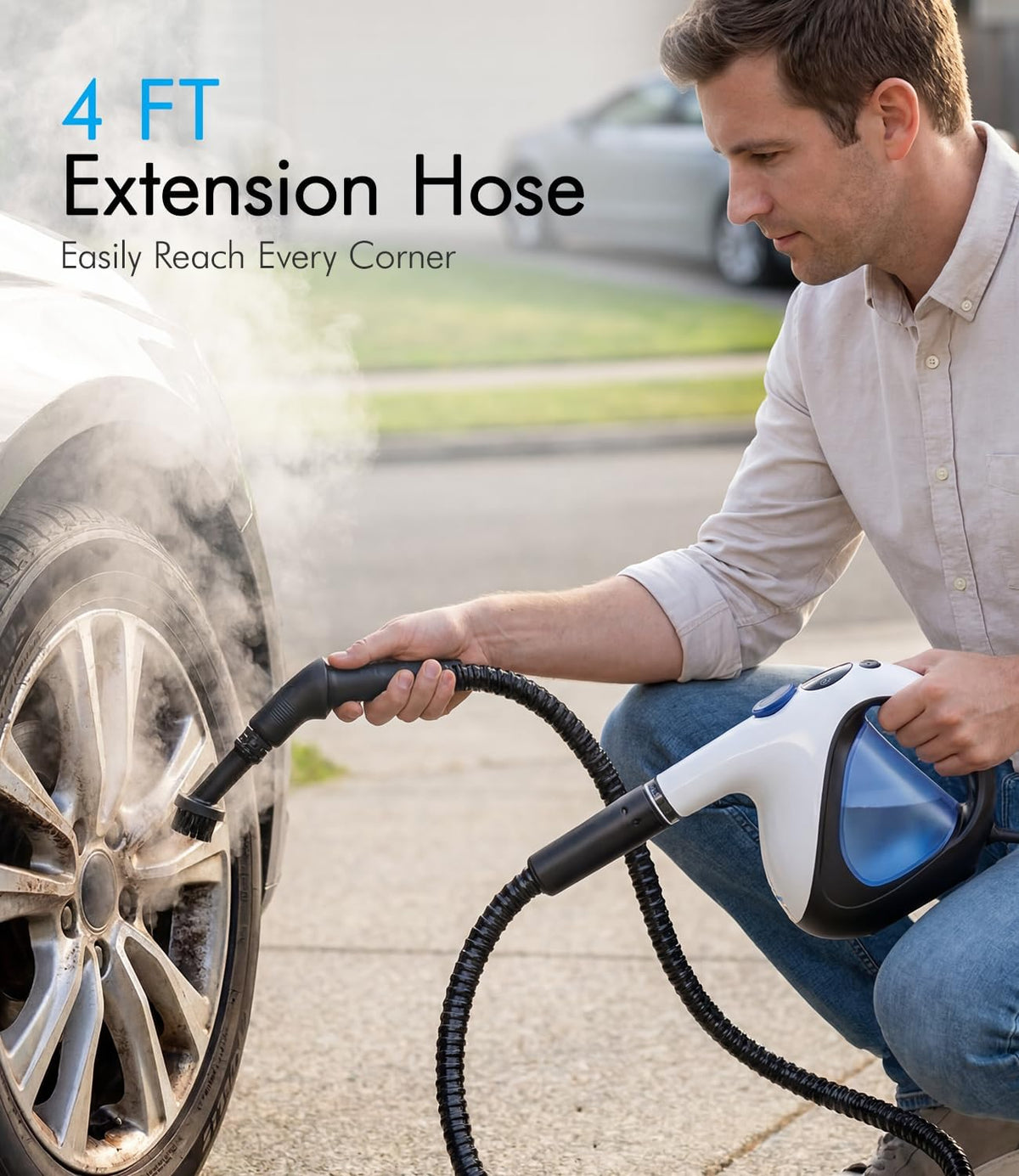 Handheld Steam Cleaner for Home Cleaning 3s Instant Heat-Up No Need to Wait